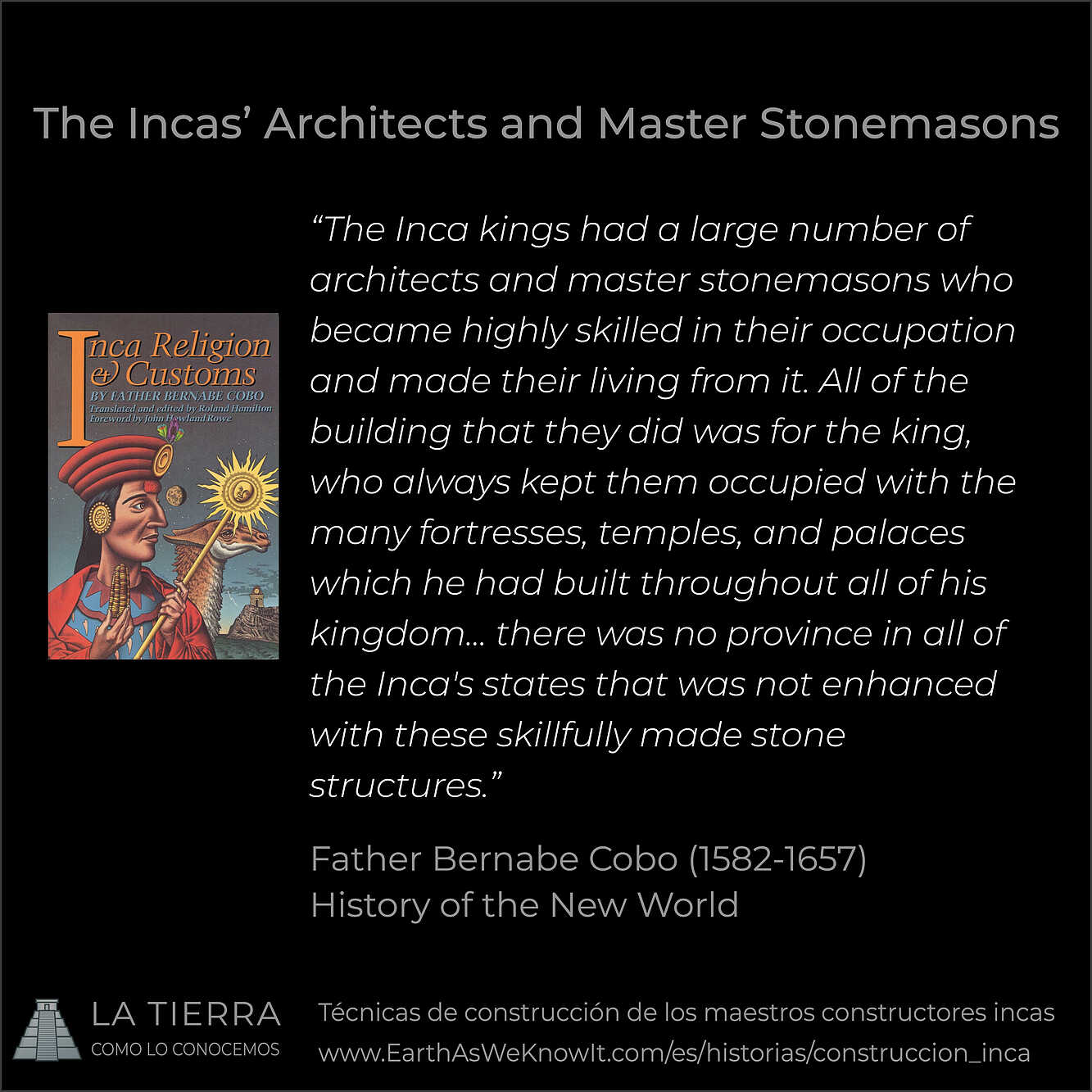 Inca Master Engineering Inca Construction Quotes - Earth As We Know It